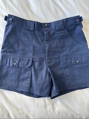 Women's Navy Cargo Shorts